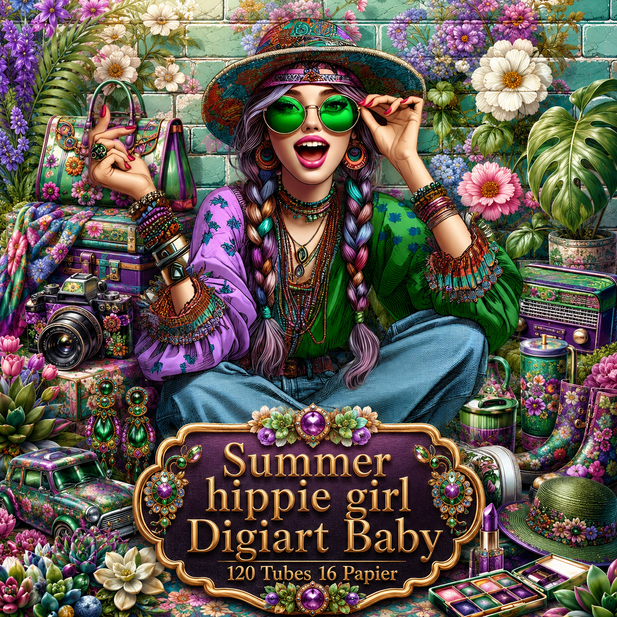 (image for) Summer hippie gril